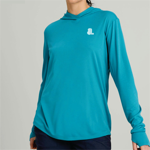 Camiseta Deportiva de Verano para Mujer, Casual, de Manga Corta, Color Sólido, Secado Rápido, Transpirable, Lisa, con Logotipo, 100% Algodón Orgánico, Verde - Product Image 1