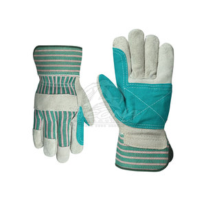 ACONA INDUSTRIES AI-1803 Industrial Working Gloves Outdoor Eco-Friendly Quick Dry Reinforced <b>Grip</b> Abrasion Resistant Leather - Product Image 4