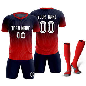 Custom Purple Yellow Soccer Jersey Set V-Neck Short Sleeve Sublimated Breathable Unisex Adult Team Apparel - Product Image 1