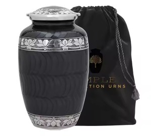 Smooth Finish Aluminium <b>Keepsake</b> Urns Compact <b>Memorial</b> Ashes Holder Mini Cremation Urn Tribute Accent - Product Image 6