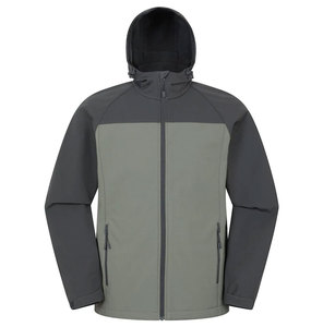 Premium Quality Formal Solid Unisex Softshell Jacket Waterproof Windproof Hooded Warm Wear Resistant for Outdoor Activities - Product Image 1