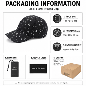 Gorra de Béisbol Unisex de 6 Paneles, Negra Sólida, 100% Algodón Lavado, Ajustable, Informal, para Adultos - Product Image 6