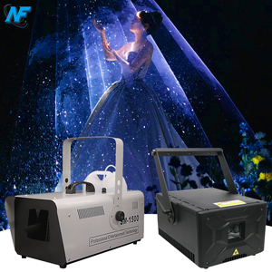 เลเซอร์ 10W สำหรับงานแต่งงาน พร้อมเครื่องพ่นเกล็ดหิมะ เหมาะสำหรับงานปาร์ตี้ งานเต้นรำเปิดงานแต่งงาน ดีเจ ดิสโก้ ปาร์ตี้ ความบันเทิง การแสดง - Product Image 1