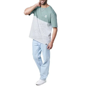 T-shirt Homme Oversize Confortable en Tissu, Style Personnalisé, Vêtement Décontracté, Fabrication Pakistanaise - Product Image 4
