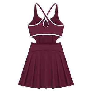 Uniforme de Tenis de Entrenamiento con Falda Pantalón y Top de Estilo Quick Motion, de Tela Elástica para un Rendimiento Ágil en la Cancha, con Sensación Suave al Tacto para Jugadores - Product Image 2