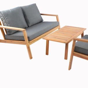 Conjunto de Muebles de Madera para Exteriores Diseñado para Propietarios y Proyectos Turísticos que Crea Áreas de Relajación Naturales y Confortables - Product Image 1