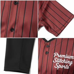 Conjunto de Uniforme de Béisbol Personalizable con Estampado Digital para Unisex, Tallas Grandes, Jersey Corto Transpirable y Pantalón de Softbol - Product Image 6