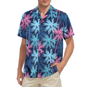 Camisas Hawaianas Casuales de Verano para Hombre, Estampado Floral Tropical, Cuello Abotonado, Manga Corta - Product Image 4