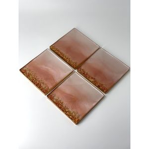 Sous-verres modernes pour la maison, ronds et ovales, sous-verres promotionnels en résine dans des formes élégantes - Product Image 1
