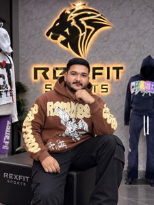 Custom <b>Men</b> <b>Zip</b>-<b>Up</b> Hoodie Oversized Streetwear <b>Fleece</b> Sweatshirt Winter Digital Printing 100% Cotton Eco-Friendly Kangaroo Pocket - Product Image 1