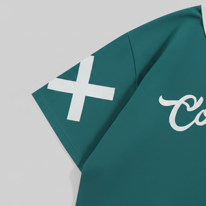 Polo décontracté en coton pour homme, uni, respirant, à manches courtes, avec logo brodé sur le devant, élégant pour le quotidien - Product Image 2