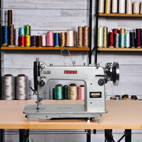 Nouvelle machine à coudre industrielle XOXO TL-82 avec pied marcheur, lit plat, point de verrouillage, aiguille simple, composants de moteur, haute vitesse