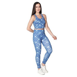 Conjunto Deportivo para Mujer, Sublimado, de Poliéster, Cintura Alta, para Gimnasio y Fitness, con Servicio OEM - Product Image 3