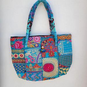 Bolsos de moda para niñas a precio económico, bolsos de algodón con bordado, estilo tradicional, ecológicos, elegantes, los más vendidos. - Product Image 5
