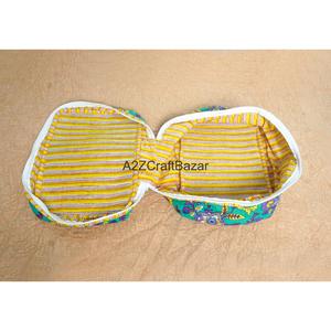 กระเป๋าเครื่องสำอางแบบซิป ผ้าฝ้ายรักษ์โลก ทนทาน น้ำหนักเบา ใช้ซ้ำได้ ลายพิมพ์สัตว์สไตล์โบฮีเมียน ชุดกระเป๋าเดินทาง - Product Image 5