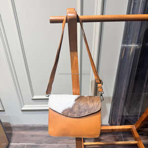 Top Selling Manufacturer Cowhide Fur Leather Bag Stylish Women's Genuine Leather <b>Handbag</b> Shoulder Bag Hair on Hide Leather Bags - Product Image 2