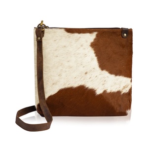 Sacs à main bandoulière de luxe en cuir de vachette pour femmes et jeunes filles, imperméables, avec fermeture décorative, collection automne - Product Image 4