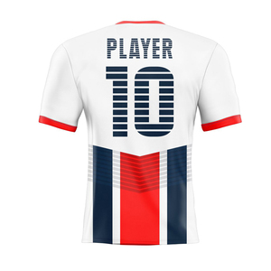 เสื้อฟุตบอลทีมกีฬา เสื้อแข่งขันแบบกำหนดเอง ชุดยูนิฟอร์มประสิทธิภาพสูง ระบายเหงื่อได้ดี โรงงานผู้ผลิต OEM ODM เสื้อฟุตบอล - Product Image 2
