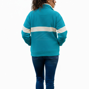 Factory <b>Direct</b> Wholesale Custom Color Size Women Half Zip Winter Sweatshirt Woven Tie-Dyed Custom Printing Front Logo Trendy - Product Image 6