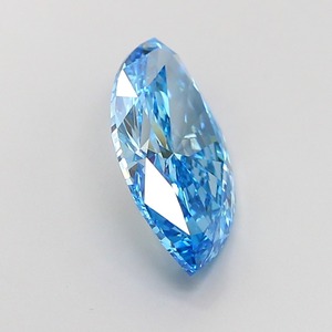 เพชรทรงมาร์คีส์ 4.01 กะรัต สีฟ้าสดใส แฟนซี ได้รับการรับรองจาก IGI ความสะอาดระดับ VVS2 ขัดเงาอย่างดี เพชรสังเคราะห์ CVD แบบเม็ดเดี่ยว - Product Image 4