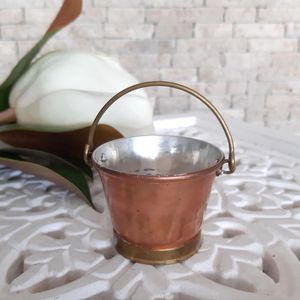 Hammered <b>Copper</b> Ice Pail Wine Bottle Chiller with Stainless Steel Insert for Wedding Party <b>Table</b> Décor Home Hotel Restaurant - Product Image 1