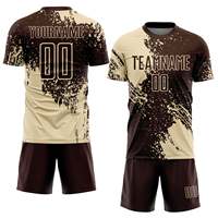 Maillots de football de haute qualité, personnalisables avec logo et couleurs, respirants, 100 % polyester, tenues d'équipe pour adultes, commandes en gros pour hommes