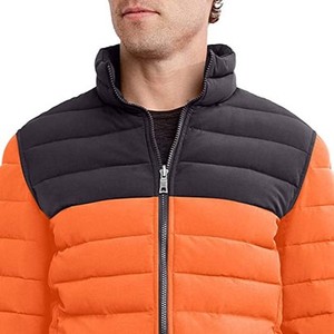 Adjustable Price Men Puffer <b>Jacket</b> 100% Nylon Thick Durable Fabric Anti Wrinkle Breathable Front logo Fully Customized - Product Image 2