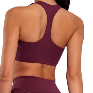 Soutien-gorge de sport sans manches pour femme, nouveau style printemps-été, confortable, extensible, respirant, élégant et tendance - Product Image 3