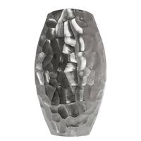 Vases à fleurs sur pied argentés, fournitures pour l'organisation d'événements, vases à colonnes écologiques, vases à colonnes hauts pour montage au sol, idées de décoration moderne