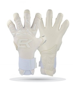 Gants de gardien de but de football blancs, protection des doigts en latex 4 mm, respirants, antidérapants, pour adultes et jeunes - Product Image 1