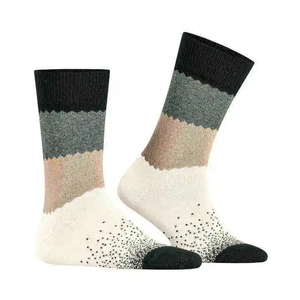 Women's Eco-Friendly Knitted Dot Pattern Mid-Calf Dress <b>Socks</b> - Product Image 4