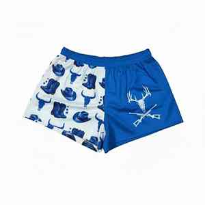 กางเกงขาสั้นผู้ชายพิมพ์ลายโลโก้ OEM สีตามสั่ง ผ้าแคนวาส เอวกลาง แห้งเร็ว มีเชือกผูก สไตล์ลำลอง พิมพ์ลายแบบ Sublimation สำหรับวิ่ง - Product Image 6