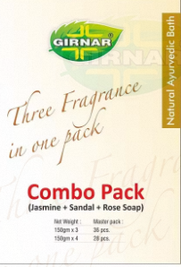 Organic Natural Deep Cleansing Ayurvedic <b>Soap</b> Girnar Medicated Bar <b>Soap</b> Brighten Whitening for Oily Skin in Bulk - Product Image 2