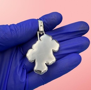 Colgante de Trébol de Cuatro Hojas Personalizado con Micro Pavé, Joyería Hip Hop, Plata de Ley 925, Estilo Bling Rapper, Amuleto de Moda - Product Image 5