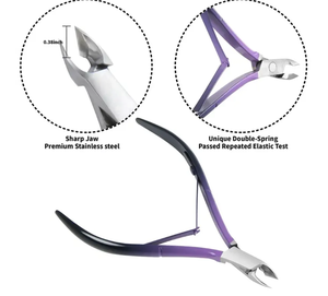 Servicio OEM: Cortacutículas de Acero Inoxidable Personalizables, Cortacutículas Profesional para Uñas, Cortacutículas en Venta - Product Image 3