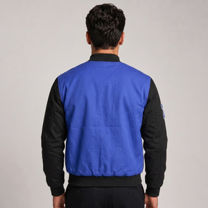 Veste universitaire en cuir personnalisée pour hommes, style Letterman, de haute qualité, vente en gros - Product Image 3