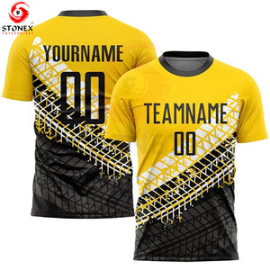เสื้อฟุตบอลแบบกำหนดเองได้เองสำหรับทุกเพศ แห้งเร็ว ชุดฟุตบอลแบบสั้น พิมพ์ลายแบบ Sublimation เต็มตัว ชุดทีม ขายส่งชุดกีฬา - Product Image 1