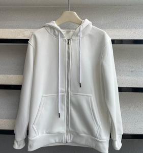 ORREN INTERNATIONAL Custom Heavyweight Plain Light Grey <b>Zip</b>-<b>Up</b> <b>Men's</b> Blank Oversized 100% Organic Cotton Full-<b>Zip</b> <b>Cardigan</b> - Product Image 1
