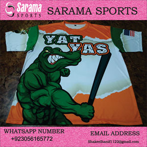 เสื้อซอฟต์บอลซารามาสปอร์ตใหม่ล่าสุดพร้อมดีไซน์ลายพิมพ์สัตว์ วัสดุโพลีเอสเตอร์ แขนสั้น - Product Image 4