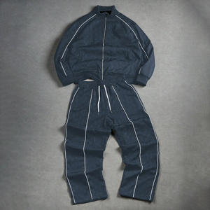 Ensemble de survêtements coupe-vent unisexe pour la gym, la course à pied et les sports de plein air - Product Image 4