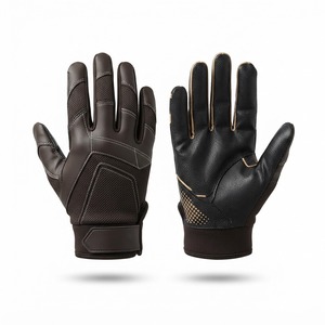 Guantes de Fútbol Americano de Cuero Sublimados Personalizados, con Pantalla Táctil, Antideslizantes, Resistentes al Viento, de Alto Agarre, para Deportes, para Hombre - Product Image 4