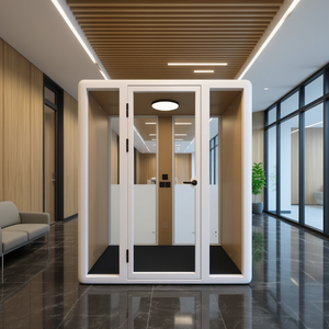 Duo HIPOD Cabines Acoustiques Modernes pour Bureau Téléphonique, Idéales pour Réunions à Domicile et Utilisation au Bureau - Product Image 3