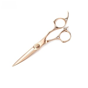 Ciseaux à cheveux Ryzer Studio en acier inoxydable pour droitiers, à pointe affûtée, manche long, en plastique, non pliables, pour usage en salon - Product Image 1