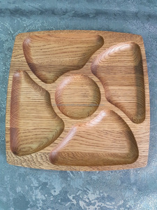 Handcrafted Wooden Serving <b>Tray</b> a Unique Upgrade Your <b>Table</b> Setting Wooden Serving <b>Tray</b> - Product Image 4