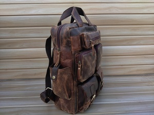 Mochila de Cuero Genuino para Mujer al Por Mayor a las Tarifas Más Bajas, Mochila de Cuero Elegante, Ligera y de Gran Capacidad - Product Image 2