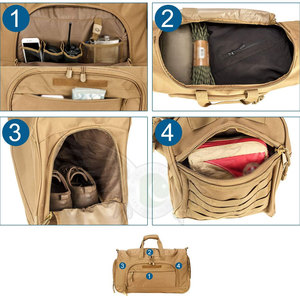 Compact Nylon Sports Gym Bag for Short Trips and Daily Workouts with Multiple Compartments High Quality - Product Image 5
