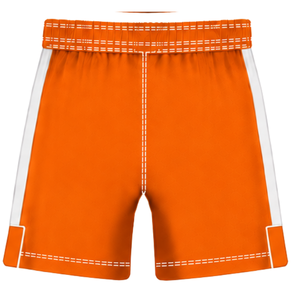 Bright <b>Orange</b> White Rugby <b>Shorts</b> Elastic Waist Drawstring Athletic Performance Training Match Team Sportswear Lightweight Rugby - Product Image 2