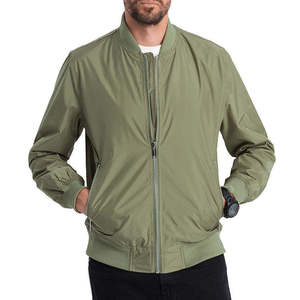 Men's Flight Bomber <b>Jacket</b> High Quality <b>Canvas</b> Breathable Windproof Street Wear Casual <b>Jacket</b> Custom OEM Bomber <b>Jacket</b> - Product Image 1