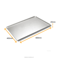 Plaque carrée en alliage d'aluminium avec revêtement anodisé dur pour la cuisson - Plateau à biscuits, pain et cupcakes pour four à sole, équipement de boulangerie