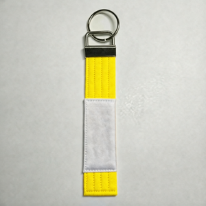 Porte-clés personnalisé en tissu noir pour arts martiaux, karaté, jiu-jitsu, taekwondo, brodé, cadeau pour les combattants - Product Image 5